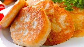 Meat pies fried in a pan 