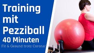 Ganzkörper-/Reha-Training mit großem Ball. 40 Minuten