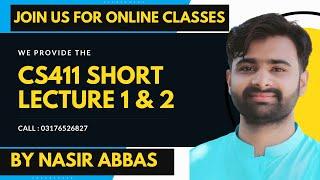 CS411 Lecture 1 & 2 BY VUBWN CS411 SHORT LECTURES | CS411 Midterm Preparation | CS411 Short Lectures