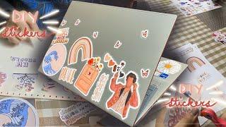 customizing my laptop |DIY stickers|(vsco stickers) Muskaan Arora #diy #diycrafts #MuskaanArora