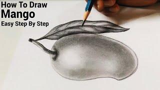 Can I Draw Realistic Mango? आम का चित्र | Mango Drawing | Graphite Techniques | Drawing Hacks