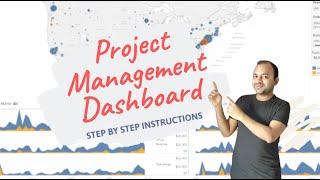 Tableau KPI Dashbaord Design for Project Management | Tableau Interactive Dashboard for Beginners