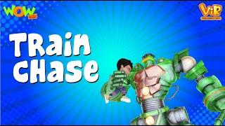 Vir The Robot Boy | Hindi Cartoon For Kids | The train chase | Animated Series| Wow Kidz