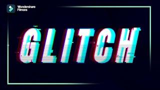 Comment créer un TITRE avec effet GLITCH || Tuto montage Filmora 12