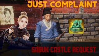 JUST COMPLAINT | SABUK CASTLE REQUEST MIR4