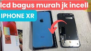 Cara Ganti lcd iphone XR dengan lcd merk jk // harga lcd iphone xr sudah murah