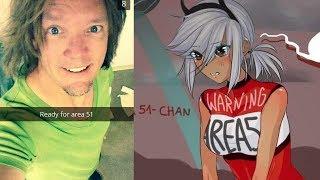 Shaggy Storms Area 51 and saves Area 51-Chan! (Area 51 Meme Animation)