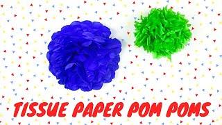 How to make tissue paper pom poms | Ohpartyland! |