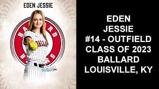 Eden Jessie 2022 Undefeated State Championship Softball Video