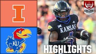 Illinois Fighting Illini vs. Kansas Jayhawks | Full Game Highlights