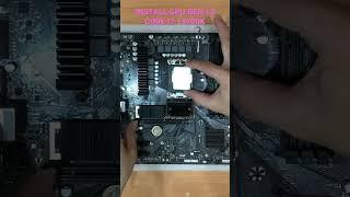 How To Install Cpu Gen 13 Core i7 - 13700K Pc