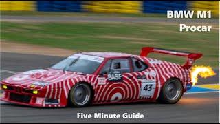 Lamborghini's BMW: BMW M1 Group 4/5 Procar - Five Minute Guide