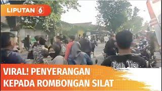 Aksi Pengadangan dan Penyerangan kepada Rombongan Pesilat Asal Bojonegoro di Jalan | Liputan 6