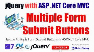 31.Handle Multiple Form Submit Buttons in ASP NET Core MVC   in Hindi