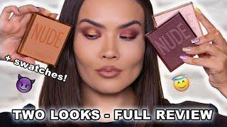 NEW HUDA BEAUTY NUDE OBSESSIONS REVIEW + LOOKS | Maryam Maquillage