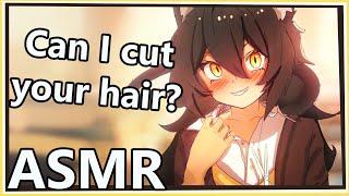 Bubbly Catgirl wants to cut your hair | ASMR | [hairdresser]