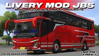 MBOISSSHAREE LIVERY POLOS BEBAS EDIT MOD BUS JB5 BY KP PROJECT || VAR TJ BLACK PINK || BUSSID V4.2