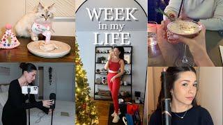 WEEK IN MY LIFE VLOG | luna’s first birthday, date night, filming brand deals & more