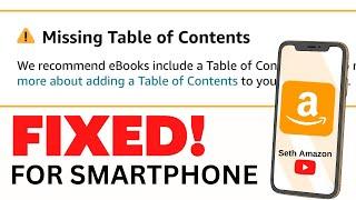 How to Create a Clickable Table of Contents for Amazon KDP with Smartphone