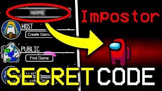 SECRET CODE TO GET IMPOSTER EVERY TIME IN AMONG US! HOW TO BECOME IMPOSTER IN AMONG US
