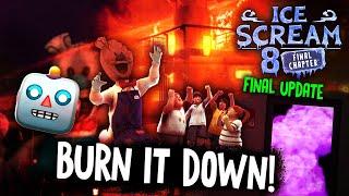 SO ROD'S FACTORY gonna be burned FOREVER? | Ice Scream 8 Final Update | Keplerians