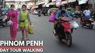 Phnom Penh of Cambodia day tour walking 2021