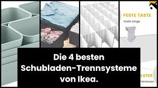 【SCHUBLADEN TRENNSYSTEM IKEA】Die 4 besten Schubladen-Trennsysteme von Ikea.