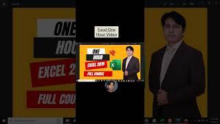 Excel 1 Hour Video #shorts #youtubeshorts #ytshorts