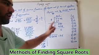 Methods of Finding Square roots in Pashto. (lecture 7 - Grade 8 Maths)