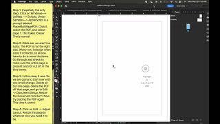 Insert and Resize a PDF in Indesign