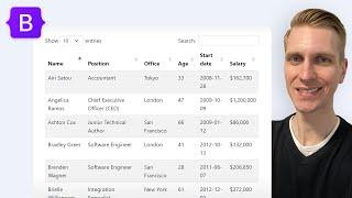 Create a Data Table in Bootstrap 5