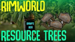 Growing beer? Resource Trees! Rimworld Mod Showcase