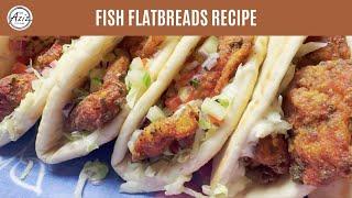 Fish Flatbreads Recipe • Masala Fish Fry In Naan Bread • Fish Wrap Recipe • Fried Fish Masala Recipe