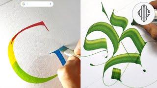 AMAZING CALLIGRAPHY AND LETTERING WITH A MARKER | CALLIGRAPHY MASTERS