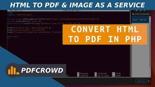 Convert HTML to PDF in PHP the Easy Way