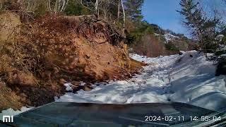 Kakhisi lake road 11.02.2024 part 4