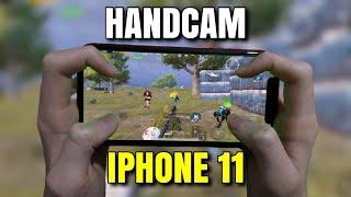 iPhone 11 | 4 Finger + GYRO HANDCAM GAMEPLAY | MK14 is OWERPOWERED | PUBG Mobile