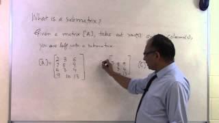 Chapter 04.01: Lesson: What is a submatrix?