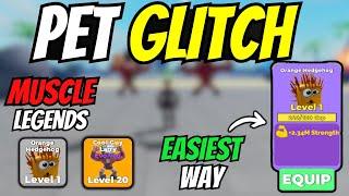  How to Glitch Pets In Muscle Legends 2024 Roblox Fast |  PET Glitch | Muscle Legends Glitches