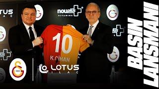  Galatasaray Spor Kulübü ile Lotus İlaç arasındaki sponsorluk anlaşmasının imza töreni