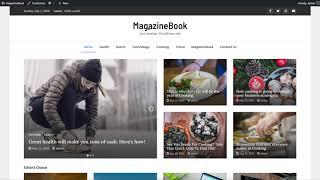 Install Theme & Import Demo Content – MagazineBook – Free WordPress Theme for Magazines