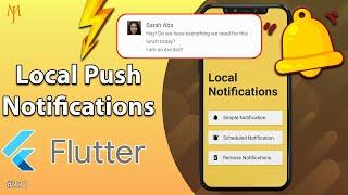 Flutter Tutorial - Local Push Notifications 1/2 | Android & iOS