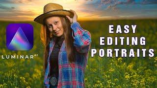 Luminar AI Easy Editing Portraits