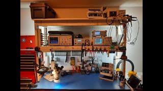 New electronics workbench tour (built Nov 2022).