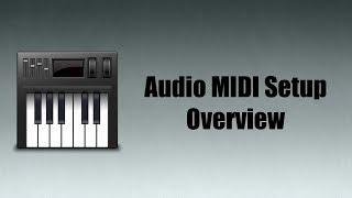 Mac OS X Audio MIDI Setup Overview