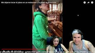 MEXICANA EMOCIONA A TODO EL MUNDO TOCANDO EL PIANO EN RESTAURANTE   ÉPICO  ||  REACCIÓN