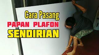 Cara pasang plafon gypsum board sendiri