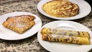 4 ingredients CREPES - a special treat for International Women’s Day (March 8th)