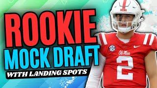 2025 Dynasty Rookie Mock Draft (Superflex) With Landing Spots