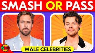 SMASH or PASS | Hottest Celebrity Male Edition 2024 🟢 | Celebrity Quiz